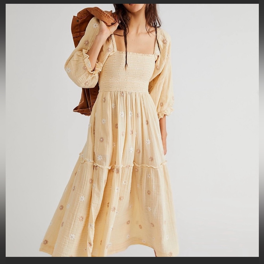 Dahlia Embroidered Maxi Dress